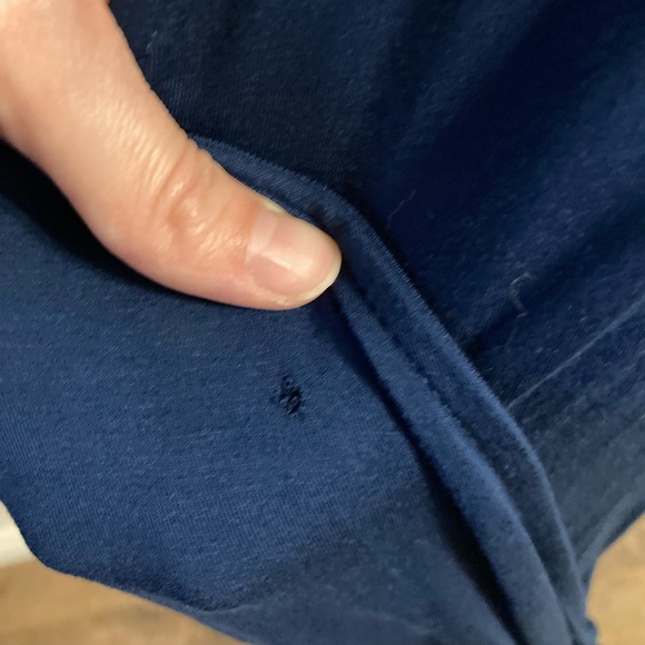 Lulu’s Garden District Navy Blue Wrap Dress - Picture 7 of 9